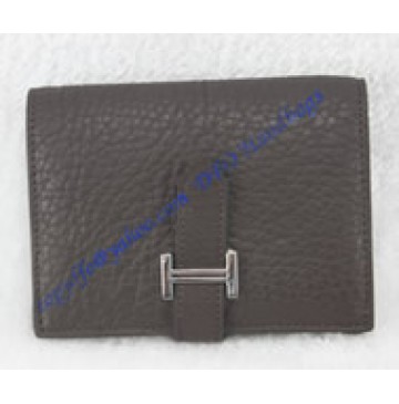 Hermes Bearn Mini Wallet HW109 coffee